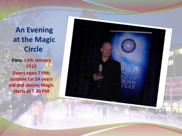 An Evening at the Magic Circle